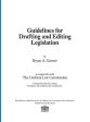 Guidelines for Drafting and Editing Legislation For Sale